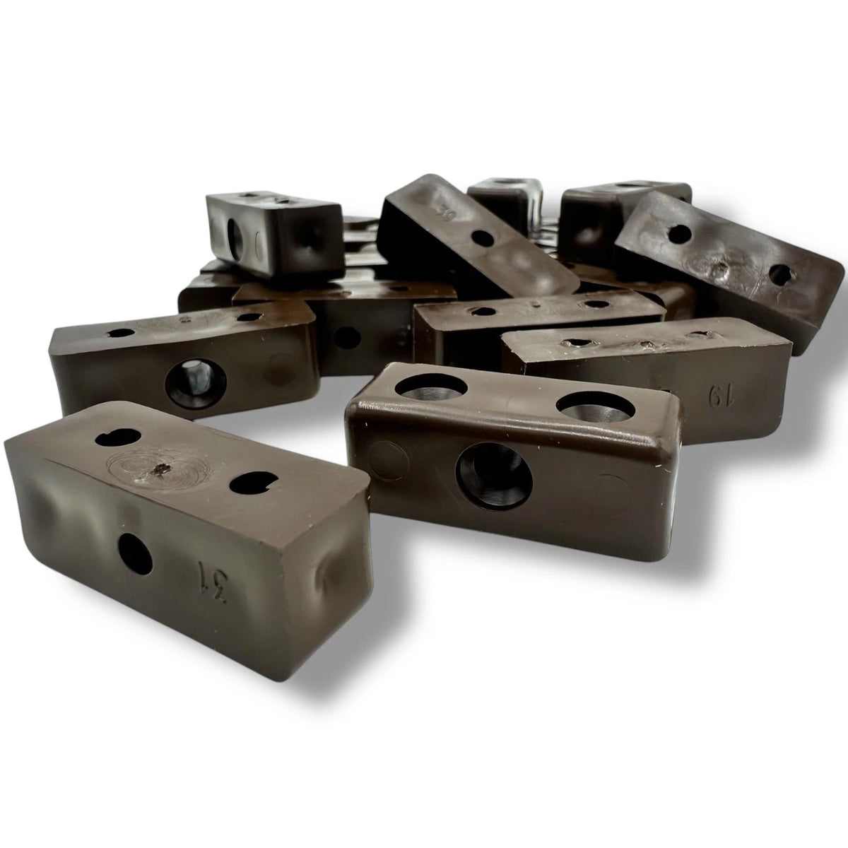 Modesty Mod Blocks Brown Kitchen Cabinet Cupboard Fixing Joint Connector Block – product image 2