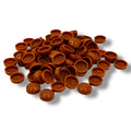 Teak Gloss 6/8g Snap-Caps screw cover caps