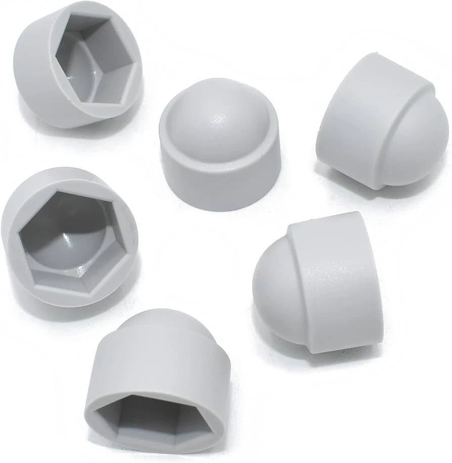 Dome Nut Cap Bolt M5 Grey Plastic Safety Cover Protection Caps Covers Hex – product image 1