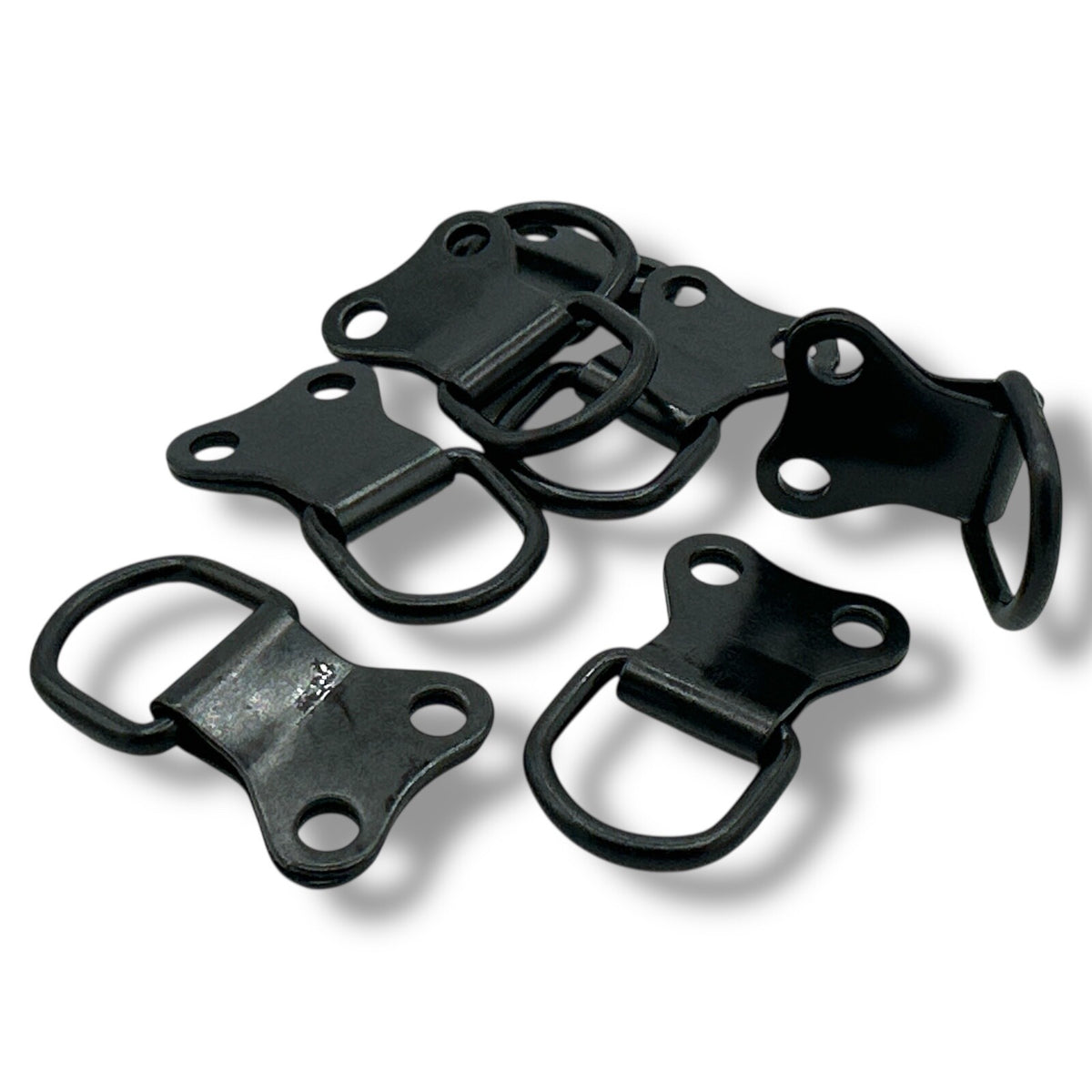 Black Double D-Ring Picture Frame Hangers – No Screws