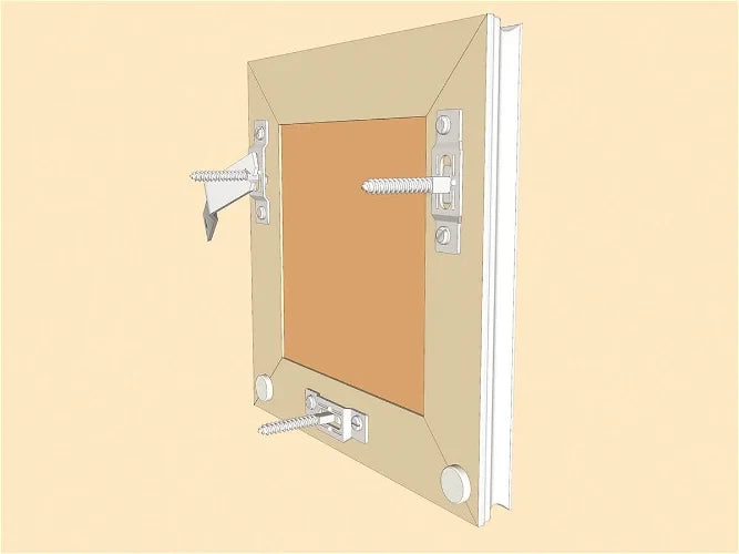M5 Screw Wall Anchors T Screws with pack 20 - Plasterboard security Frame – product image 6