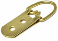 Brass Heavy-Duty D-Ring Picture Frame Hangers – 58mm, Up to 20kg