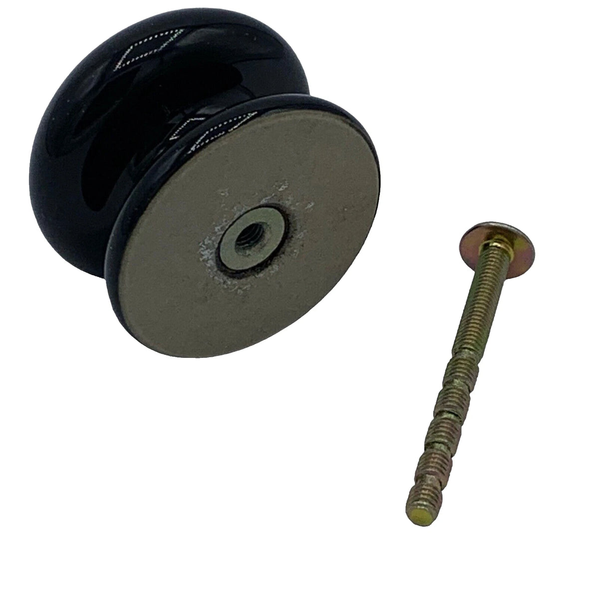 BLACK CERAMIC 38mm DOOR KNOBS 1-32 PACK Kitchen/Bedroom Drawer Pull Handles – product image 3