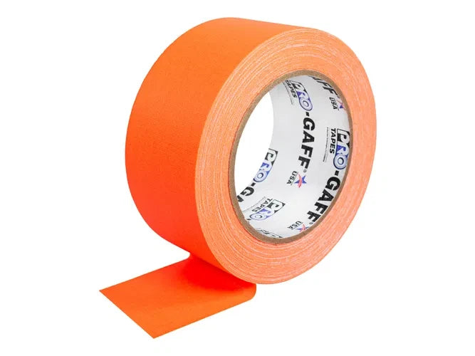 Pro Gaff Cloth Tape Orange White Self Adhesive 48mm × 23m Picture Framing – product image 1