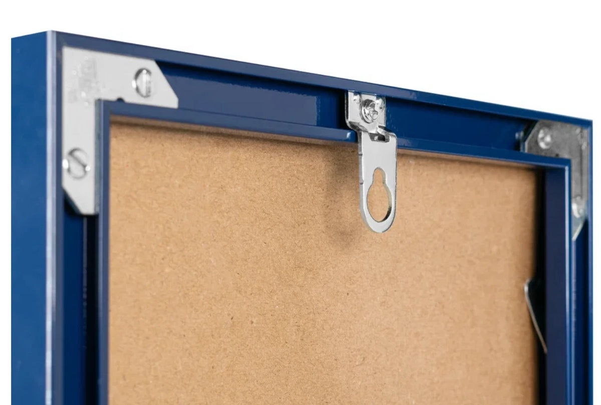 Aluminium Picture Frame Hardware Kit Corner Plates Bow Springs Keyhole Hangers – product image 8