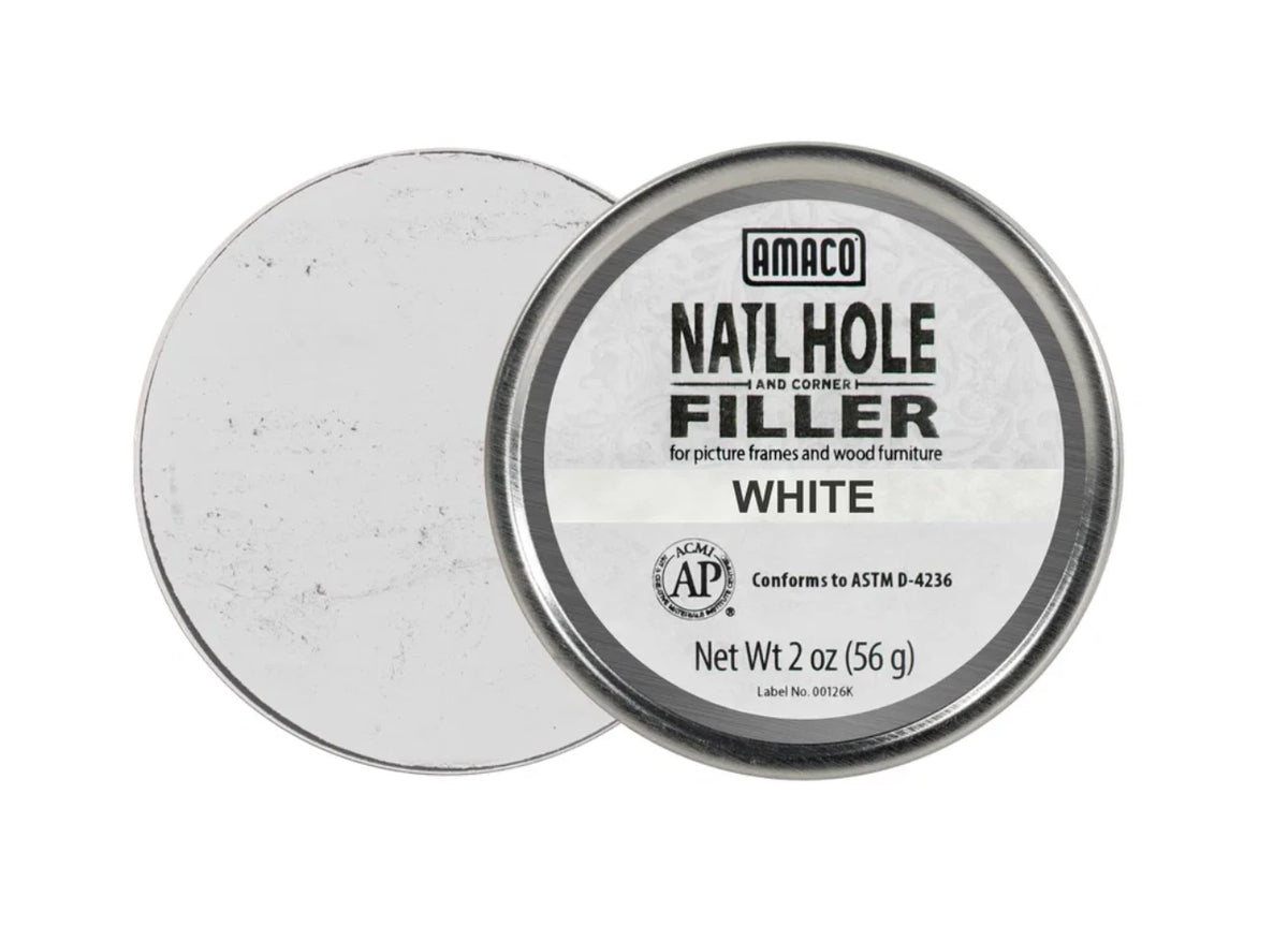 Amaco Wax Filler White 56g Picture Framing Wood Furniture 2oz Corner Fill Frames – product image 4