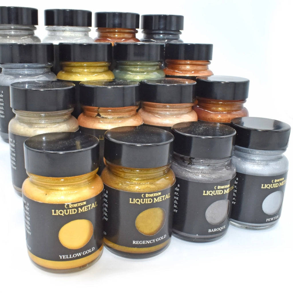 C. Roberson Liquid Metal Paint – 30ml, 27 Colours