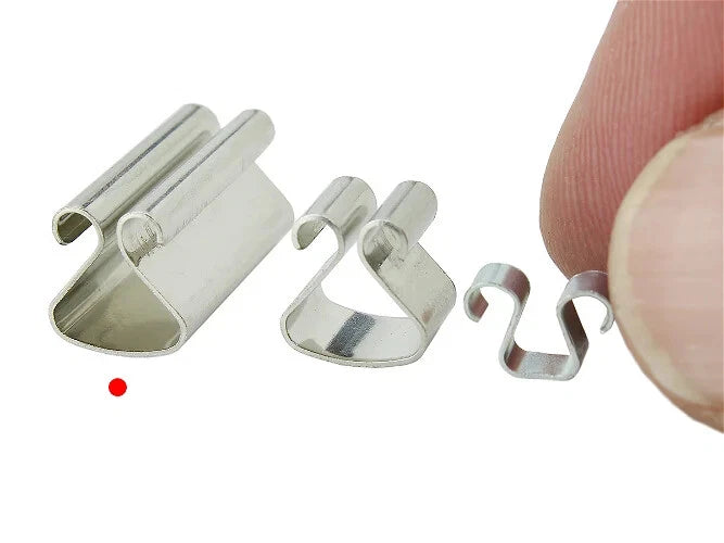 Frameless Clips Acle type 20mm long French Style Sandwich Picture Back Glass – product image 2