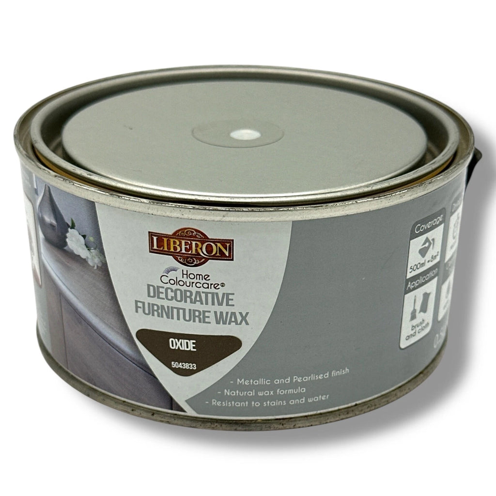 Furniture Wax 500ml Liberon Decorative Tins Steel Wood Restoration OXIDE – product image 1