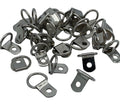 Nickel D-Ring Picture Frame Hangers – 28 × 17mm