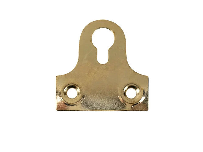 Brass-Plated Slotted Mirror Plates – 38mm – product detail 4