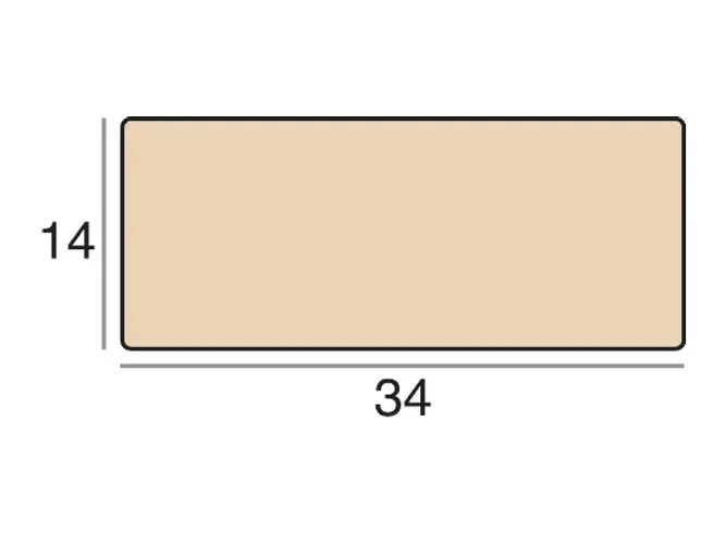 Canvas Brace Bar – 813mm (32"), Fits 19 × 35mm Bars – canvas frame centre brace detail