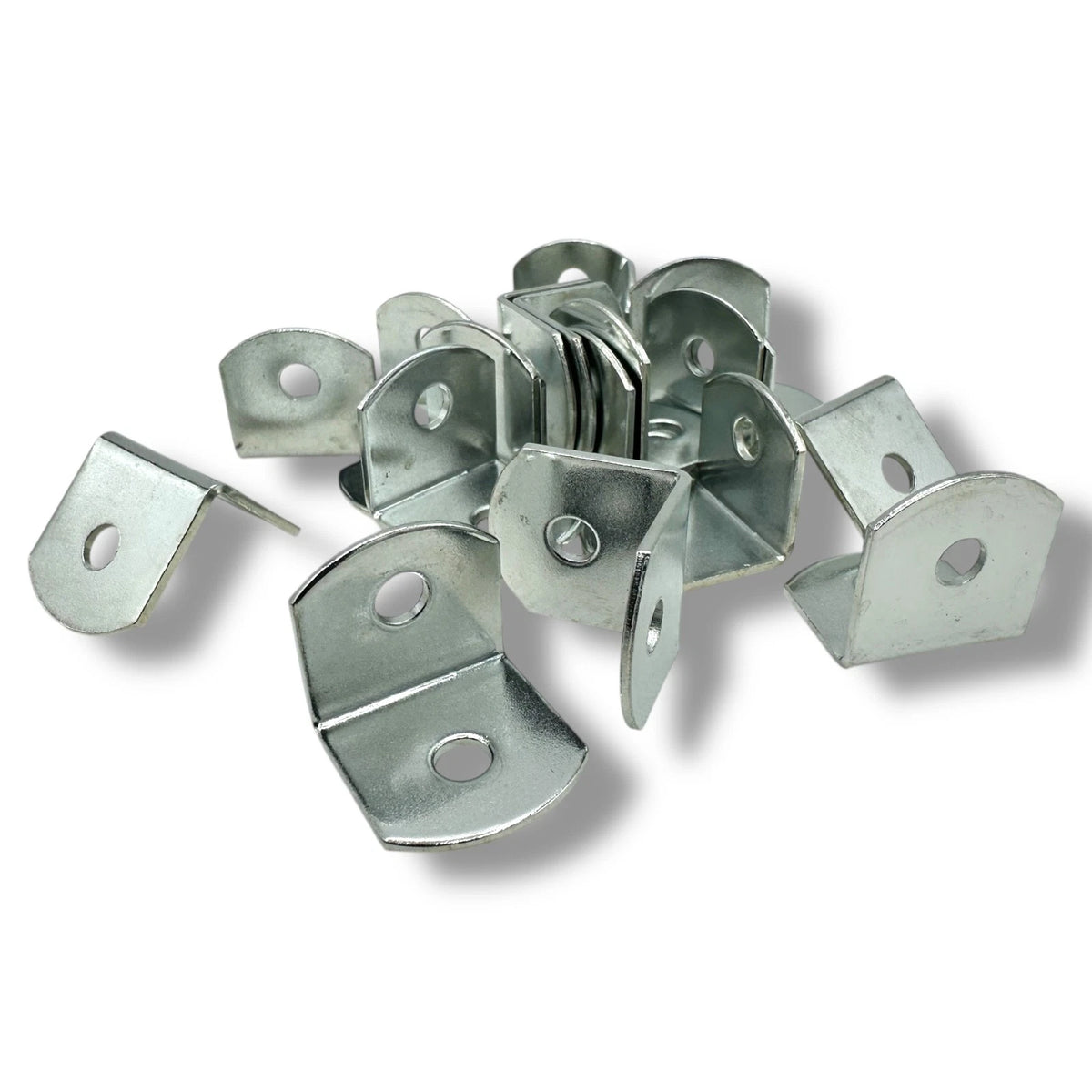 Small Metal Right-Angle Corner Brackets – 19mm