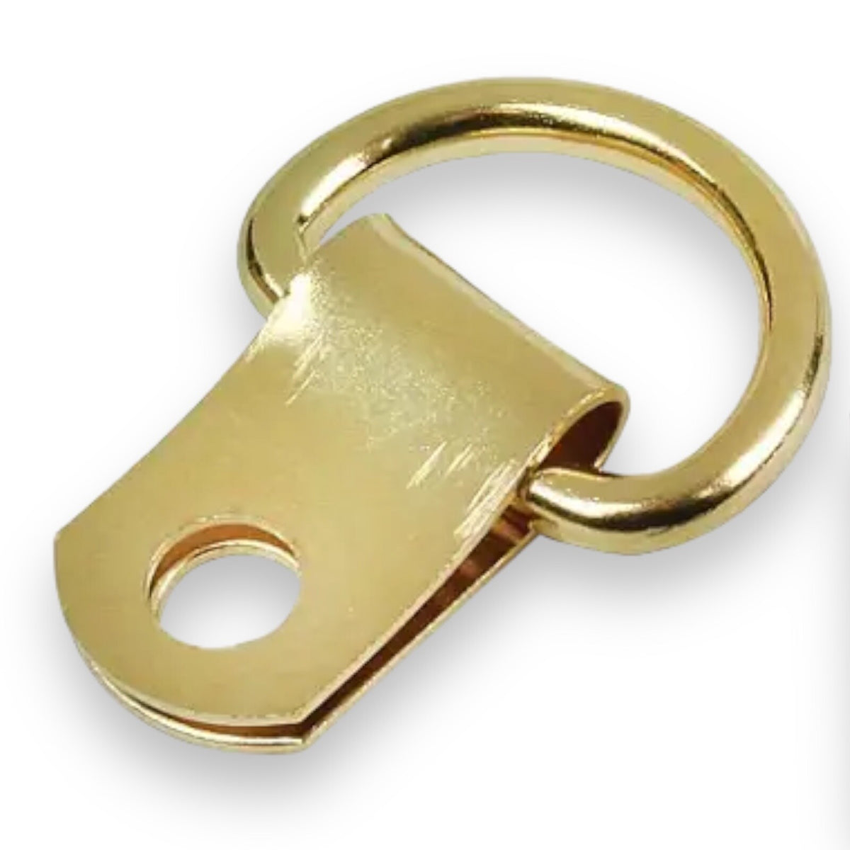 Brass Classic D-Ring Picture Frame Hangers – No Screws