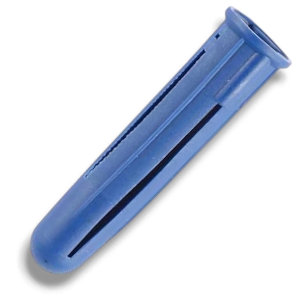 Blue Wall Plugs 12-14 Plastic Expansion Raw Plugs 6mm 7mm Screws Masonry – product image 3