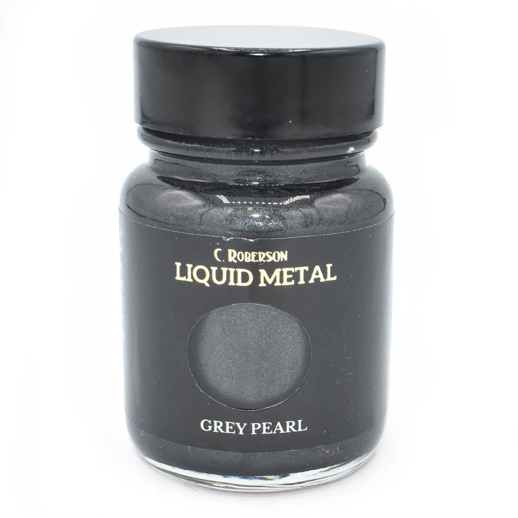 C. Roberson Grey Pearl Liquid Metal Paint – 30ml