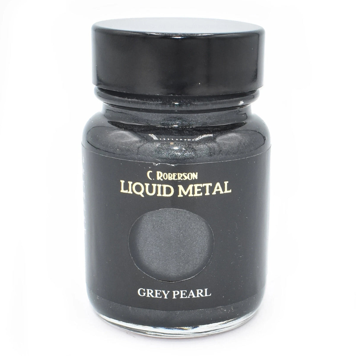 C. Roberson Grey Pearl Liquid Metal Paint – 30ml