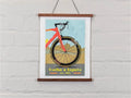 Wooden Poster hanger Magnetic Brown Walnut 330mm Poster Hanger Window Hanging – product image 1