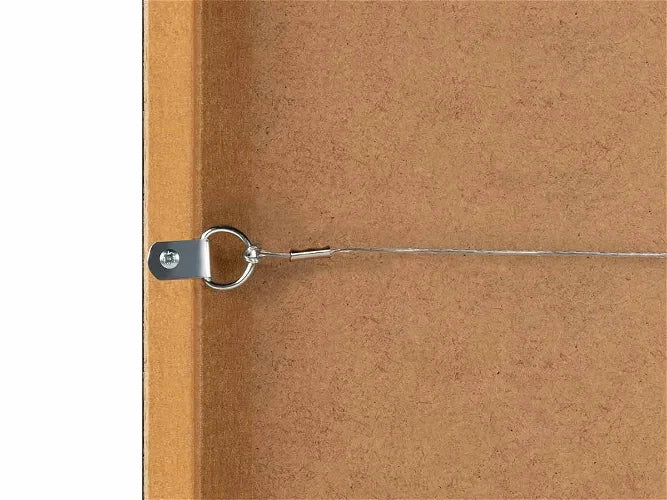 Kwik wire ferrules Silver 2.13mm picture hanging Fits #3 Photo Frame Pack of 25 – product image 3