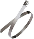 Stainless Cable Tie Ties 360 × 4.6mm Heat Exhaust Wrap Metal Zip Tie Pack of 50 – product image 1