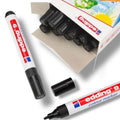 Marker Pens Black EDDING 9 Colour - Touch Up Frame Moulding Mitre before joining – product image 1