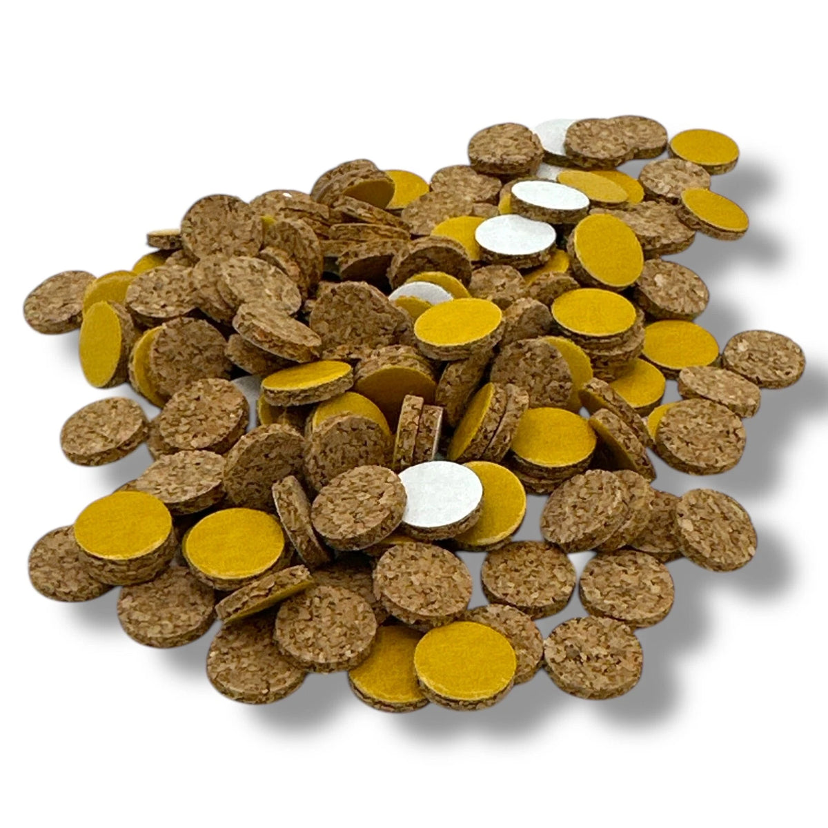 Cork Discs picture framing100 × 12mm Self-Adhesive 2mm DieCut Natural furniture – product image 1