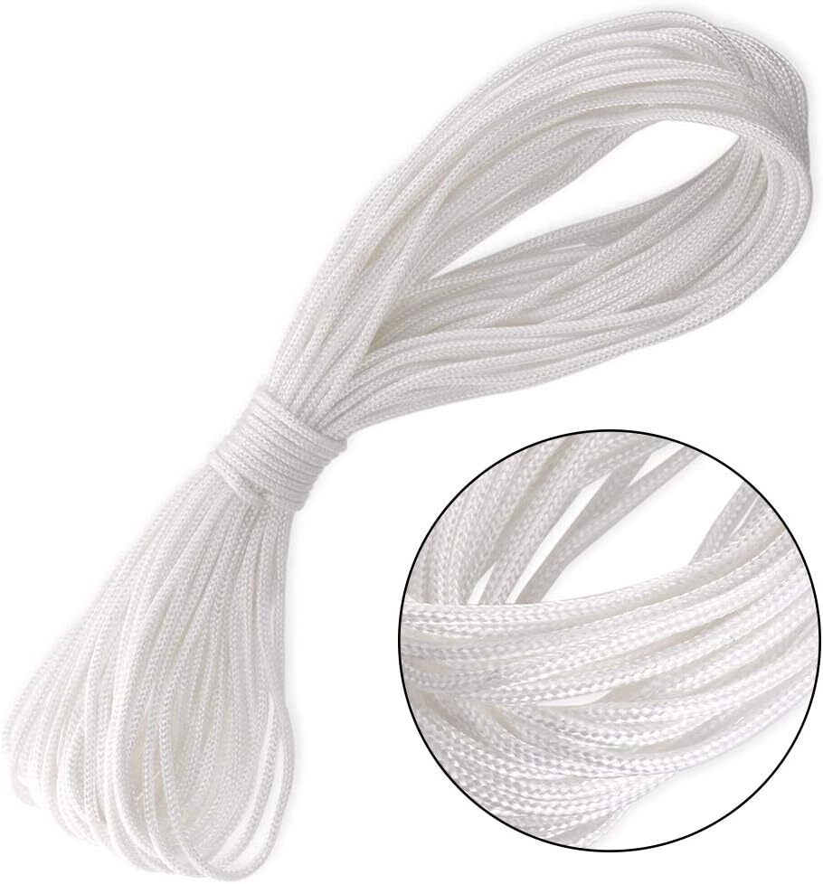 White No.1 Picture Hanging Cord – 1.6mm, 3–9m – product image 1