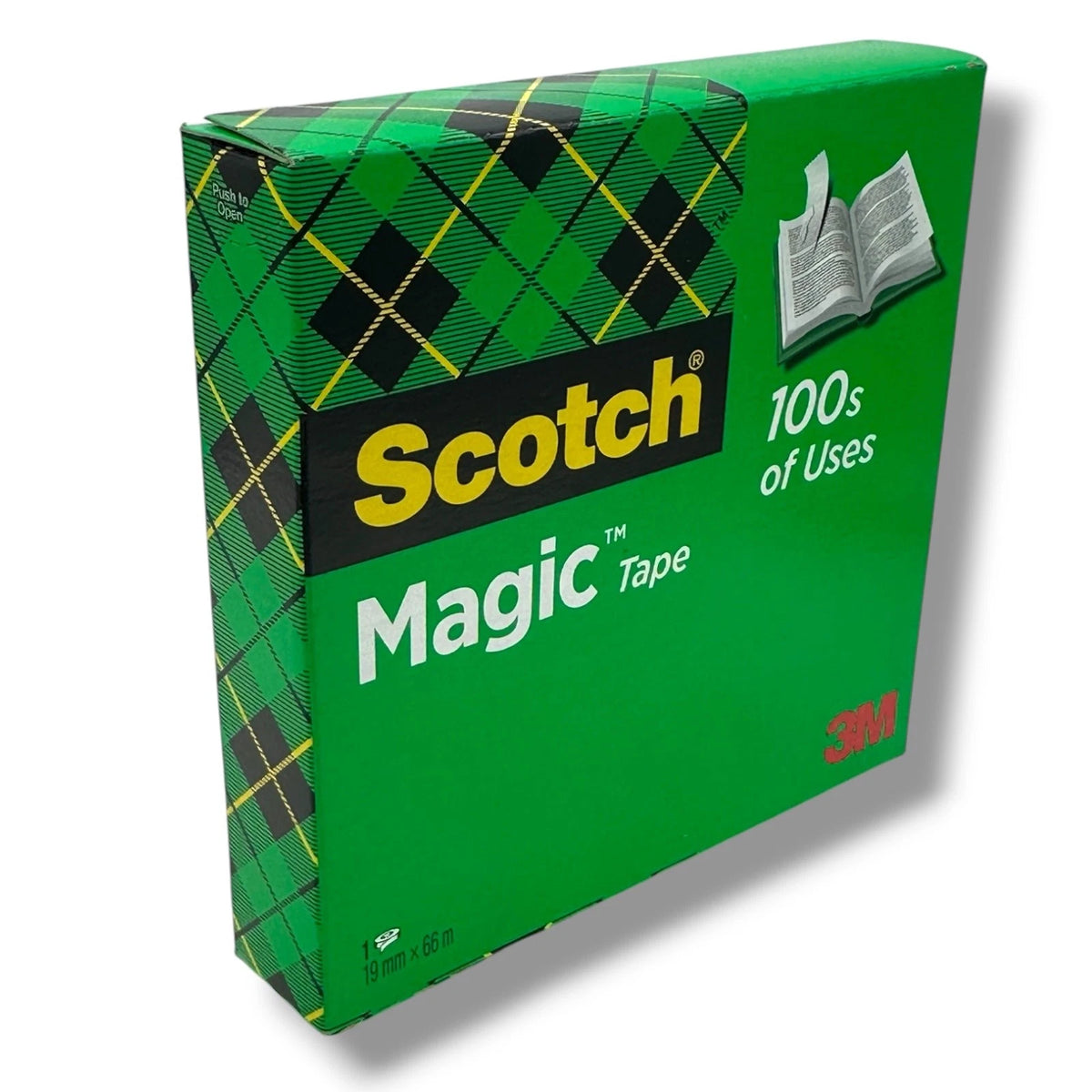 3M 810 Magic Tape 19mm × 66m Permanent Invisible Clear Repair Hinging Tape – product image 1