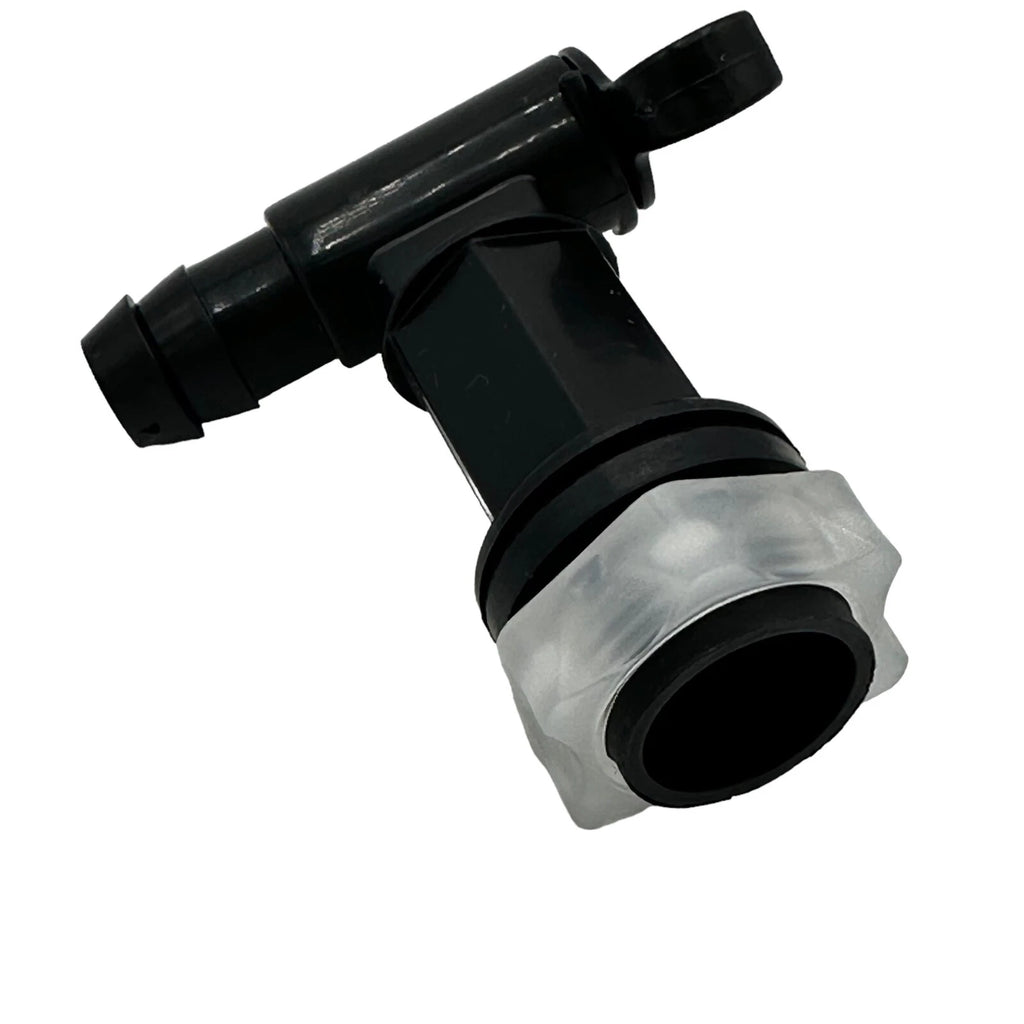 Water Butt Rain Collection Barrel Tap With Nut, Black Plastic Push-Fit Merriway – product image 2