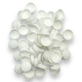 White Gloss 6/8g Snap-Caps screw cover caps