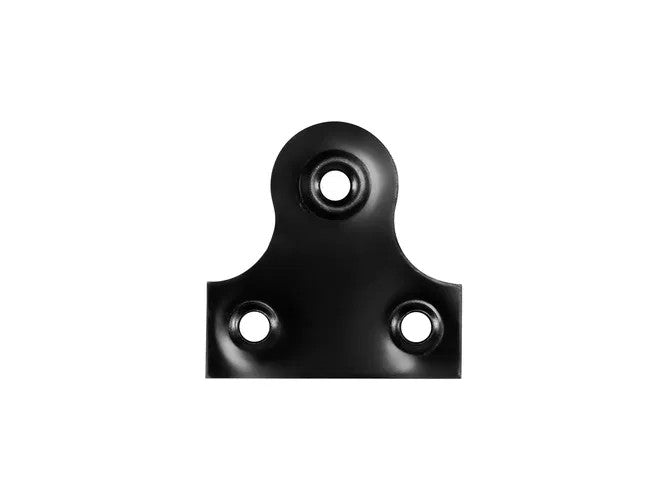 Black 3-Hole Mirror Plates – 38mm – product image 2