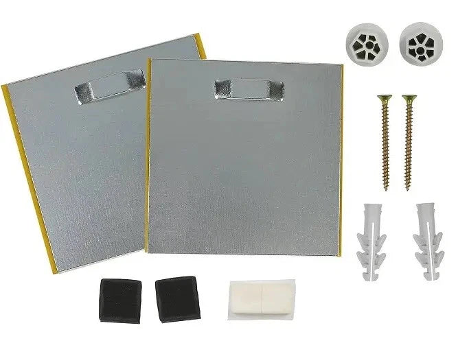Self-Adhesive Picture Panel Hanging Plate Kit – 100 × 100mm – product image 1