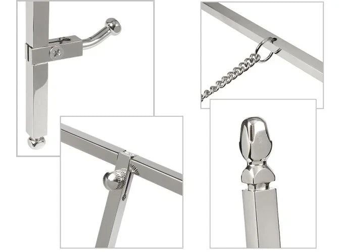 Picture Frame Display Stand Easel Nickel Finish 150mm × 70mm Blakeney Artist – product image 2