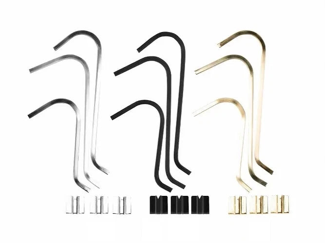 Stand Square Picture Stand Brass Nickel Black Curl Up Photo Frame Easel – product image 1
