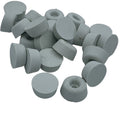 White Seat Rubber Pads Buffer Toilet 22mm Pack LARGE Bathroom Round Stop Seat – product image 1