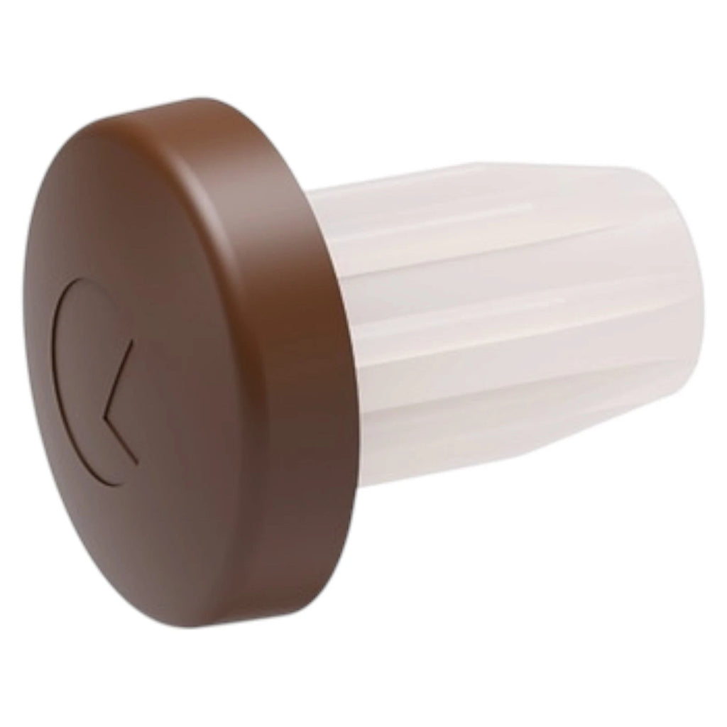 5mm Push Fit Door Buffer Matt Brown Cabinet Cupboard Wardrobe Door Bumper Häfele – product image 5