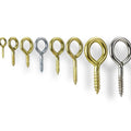 Screw Hooks Eyes Brass Eye Picture Frame Hanging 12 × 00 14 × 1 16 × 1 20 × 2 25 × 4 30 × 6 – product image 1