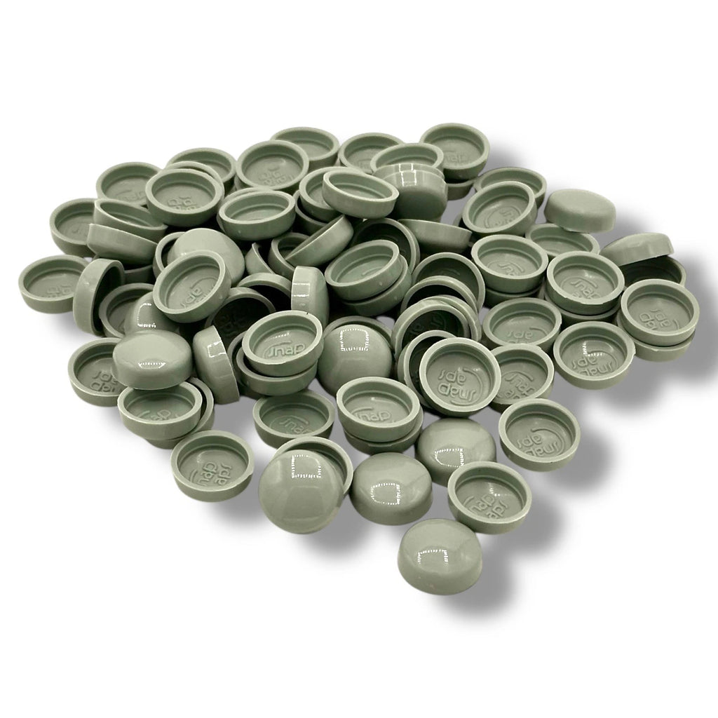 Pale Sage Gloss 6/8g Snap-Caps screw cover caps