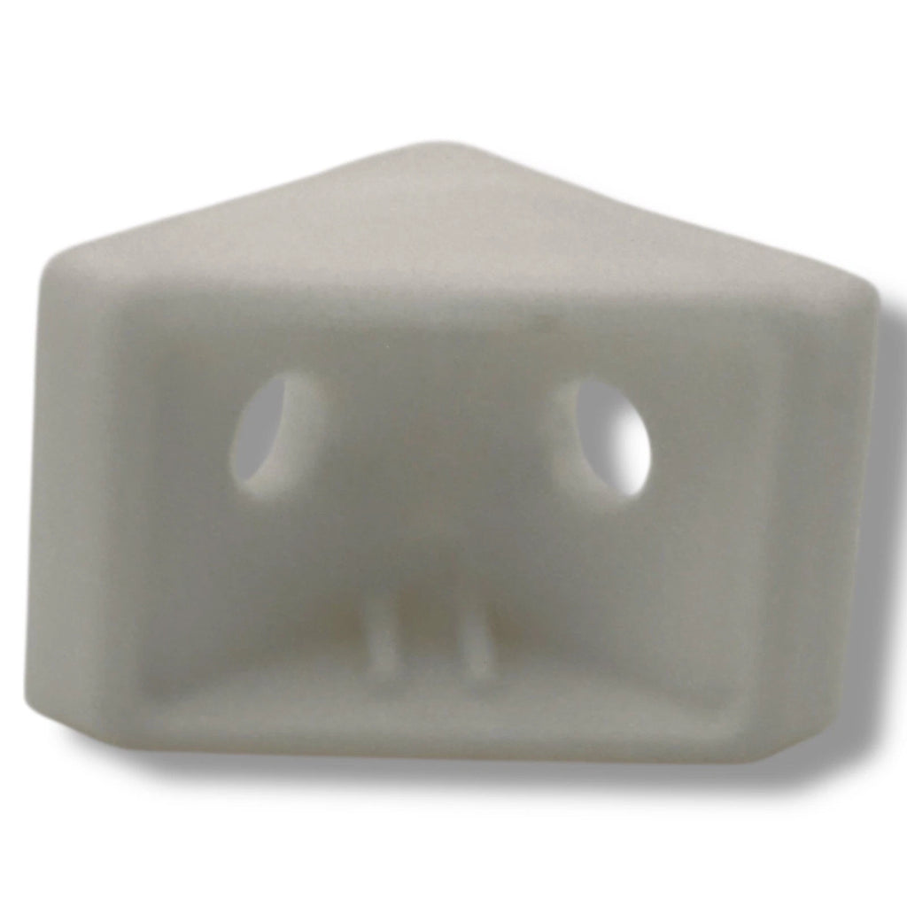 Campervan Corner Connector Blocks with Caps – White, 20 × 18mm - image 3