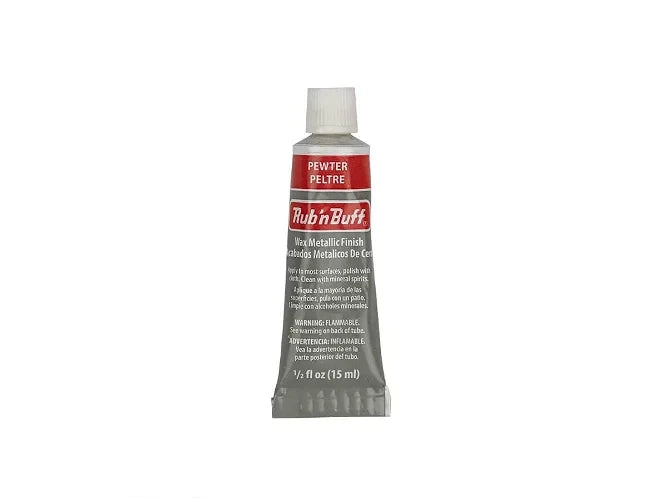 Pewter Silver Rub n Buff Original Metallic Gilding Wax Wood Frame Paste 15ml – product image 2