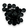 Black Gloss 6/8g Snap-Caps screw cover caps