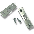 D-Rings Anchor Plates 51mm 2 Holes Narrow Frame Hanger Hanging WITH SCREWS – product image 1