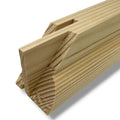 Gallery Canvas Stretcher Bars – 44 × 44mm Deep Profile Pairs – gallery canvas stretcher bars and wedges