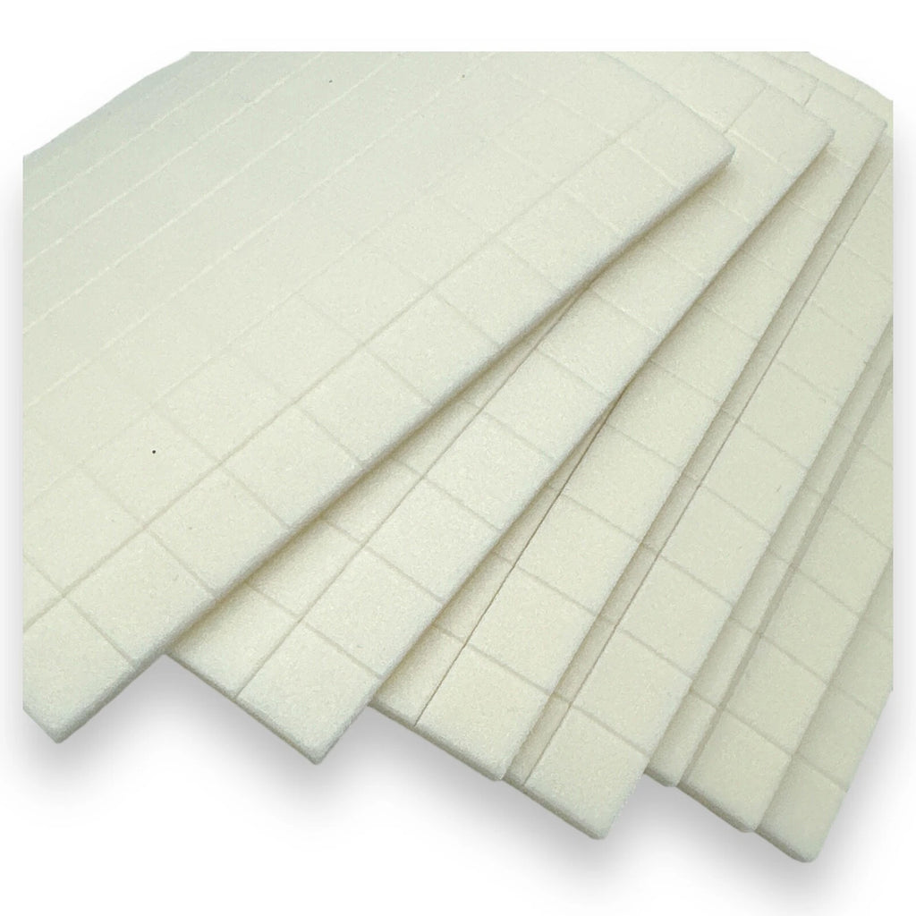 Foam Bumpers Pads 11mm Square White - Self Adhesive - Picture Framing Furniture – product image 1