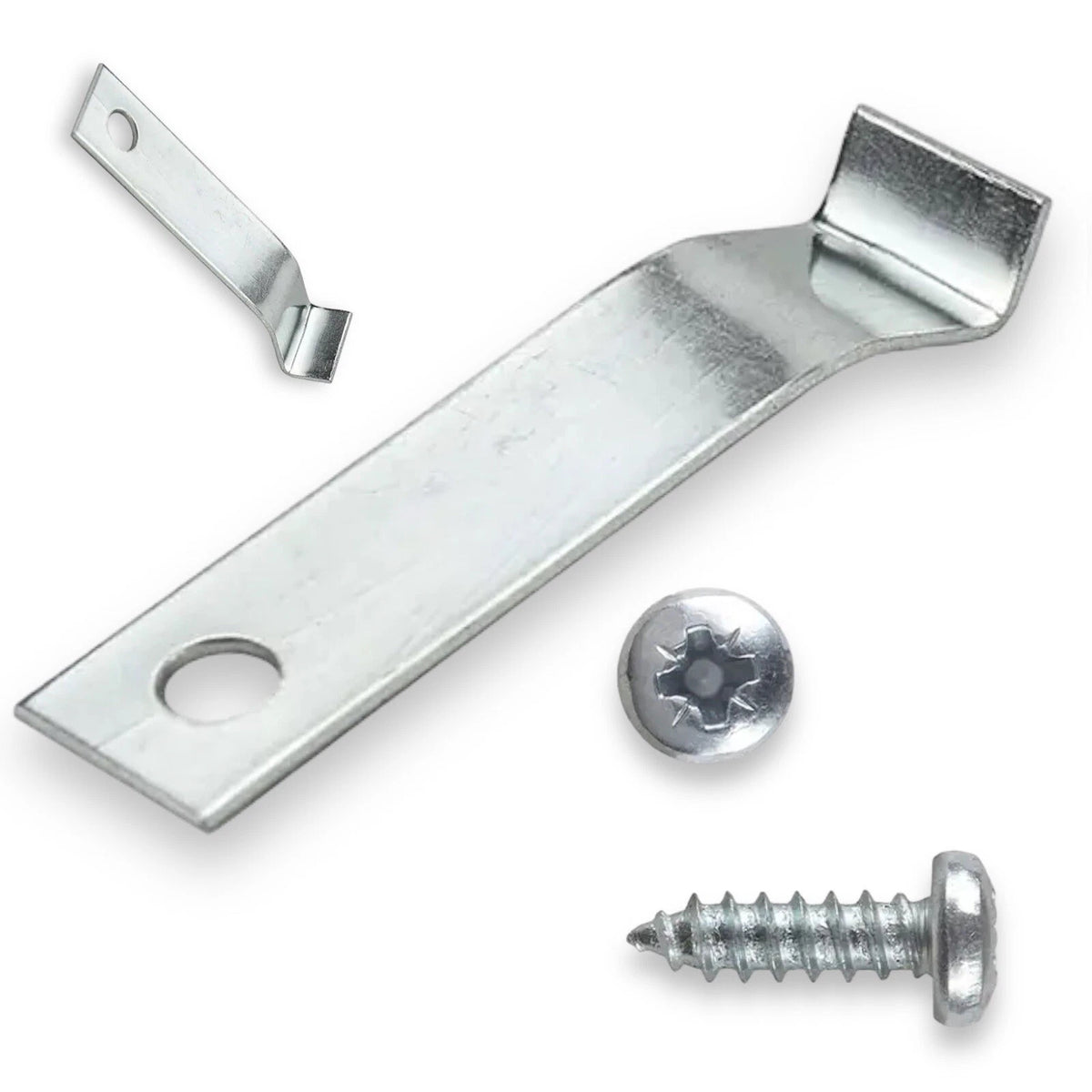 Spring Clips & Screws 10 × Small 27mm - Holds Back Or Canvas Into Picture Frame – product image 1