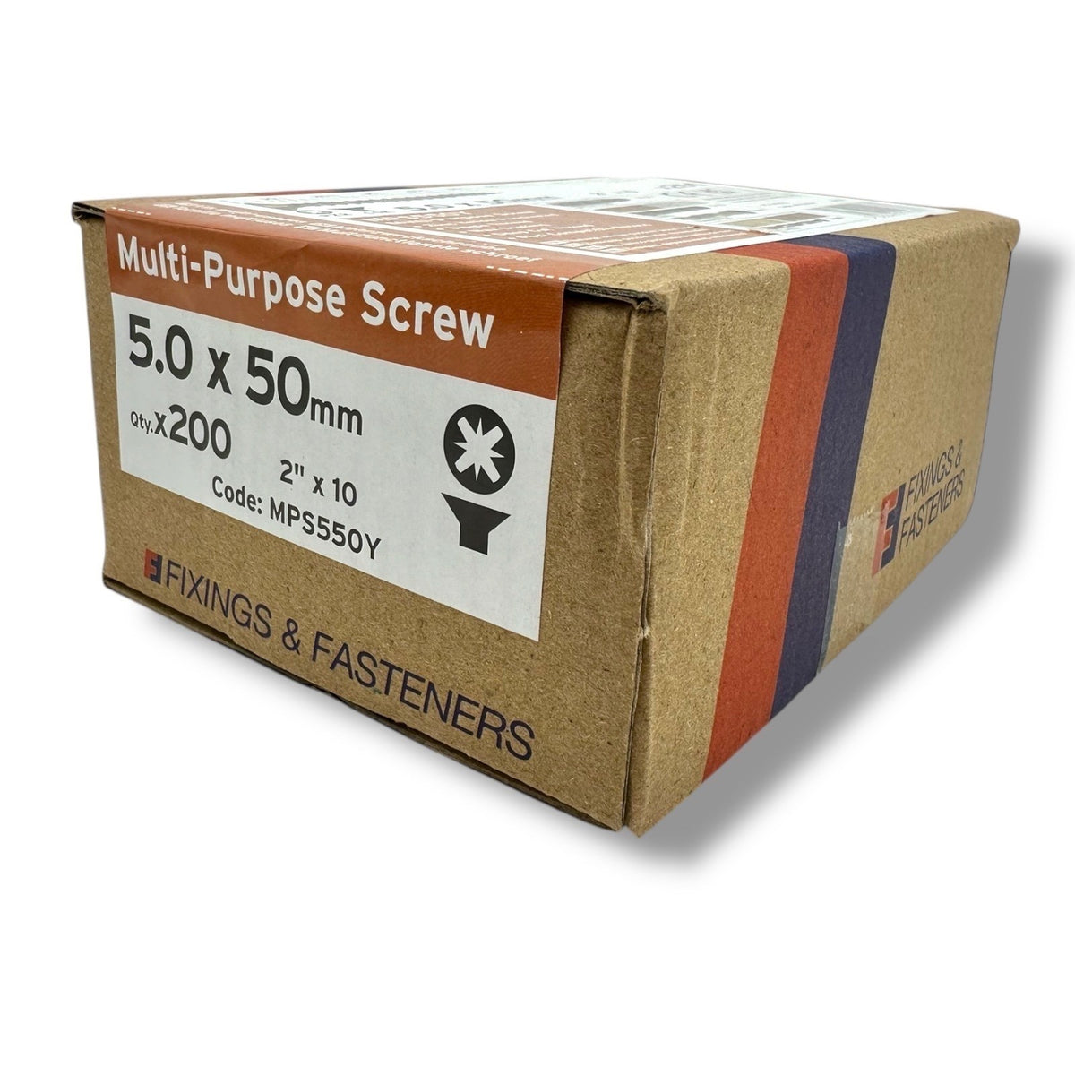 ForgeFix 5.0mm Yellow Zinc Wood Screw Assortment – 1,000 Pieces – trade pack contents