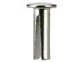 Bifurcated Rivets Split Leg Nickel Plated 3/8" x No 11 Leather Framing Domed – product image 1