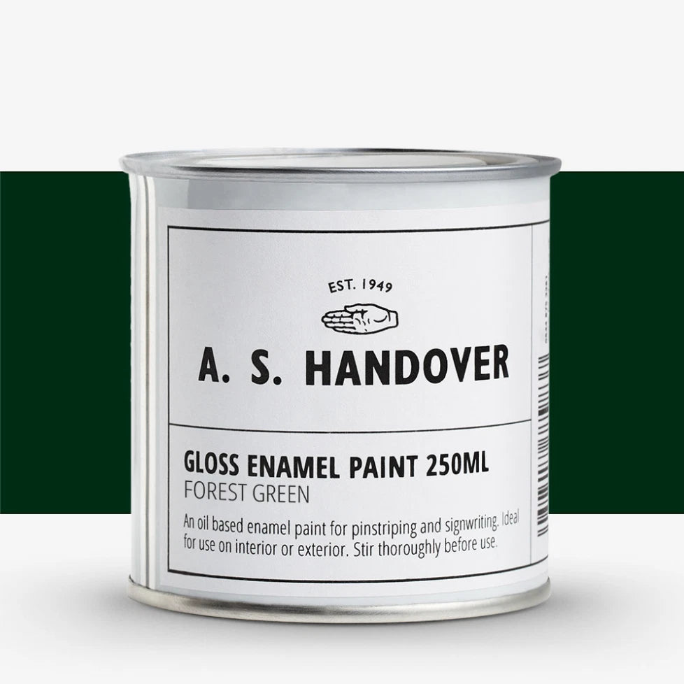 Enamel Paint Oil Based Forest Green Signwriting & Pinstriping - 250ml – product image 4