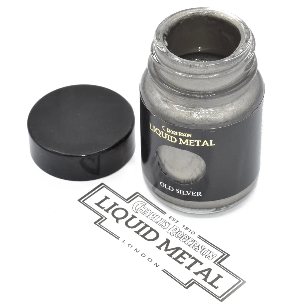 C. Roberson Old Silver Liquid Metal Paint – 30ml