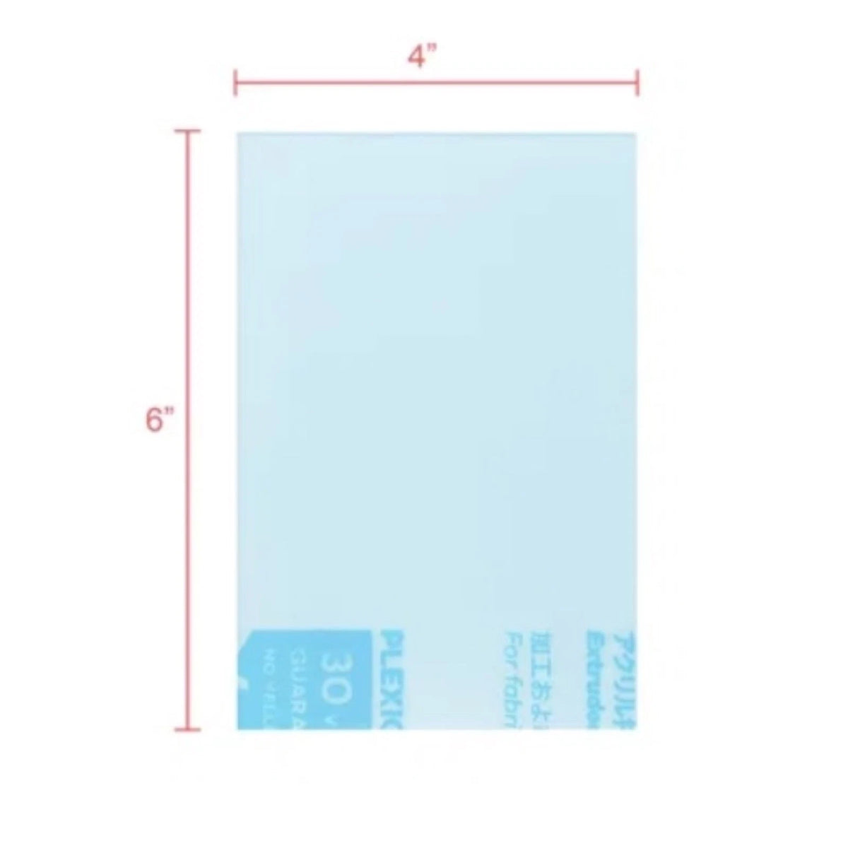Clear 2mm Replacement Acrylic Glass – 4 × 6" (102 × 152mm) - image 3